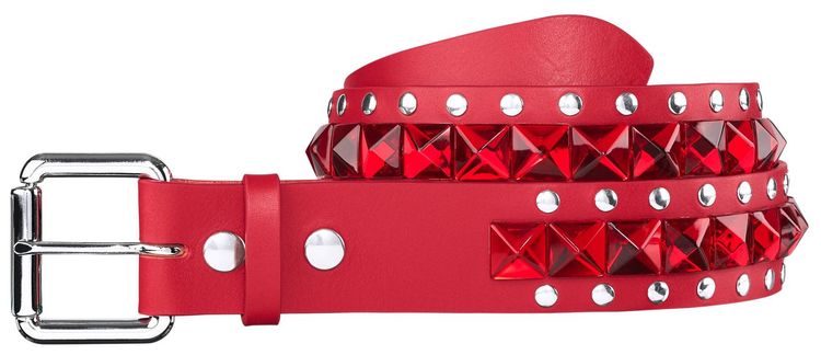 Supreme x Number NIne Studded Belt Red