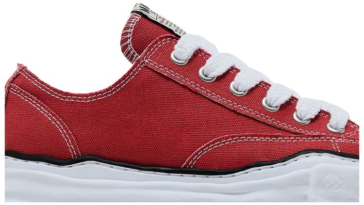 Maison Mihara Yasuhiro Peterson OG Sole Canvas Low Red