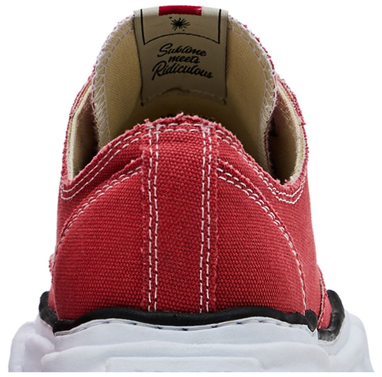Maison Mihara Yasuhiro Peterson OG Sole Canvas Low Red