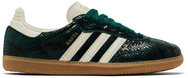 Adidas Wmns Samba OG Snakeskin Pack   Collegiate Green