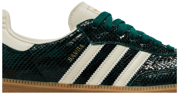Adidas Wmns Samba OG Snakeskin Pack   Collegiate Green