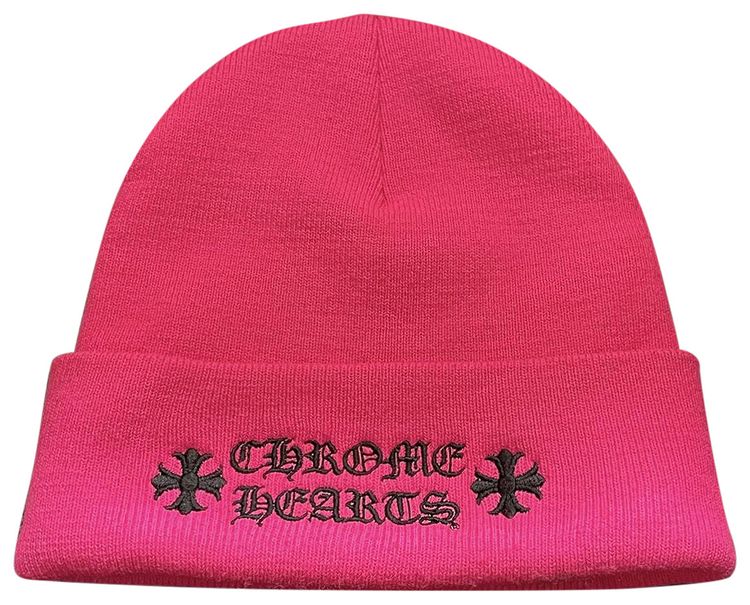 Chrome Hearts Miami Exclusive Beanie Hot Pink