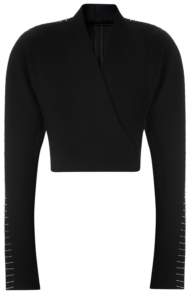 Alaia Cropped Jacket Noir