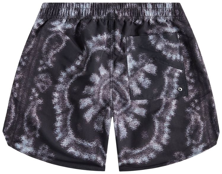 Rhude Motion Bandana Swim Short BlackWhite