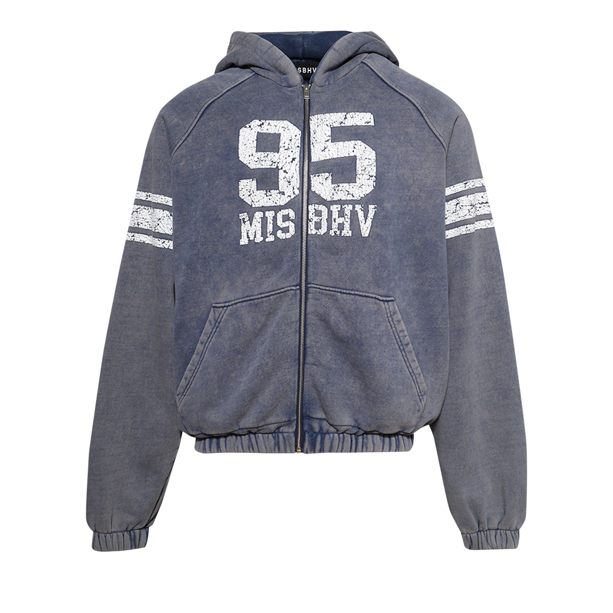 Buy MISBHV Axel 95 Zipped Hoodie 'Navy' - 251M233 | GOAT