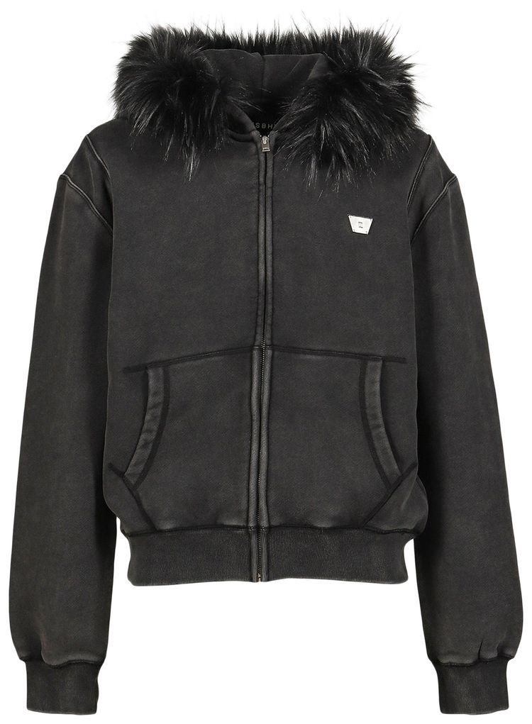 MISBHV Teddy Fur Hoodie Black