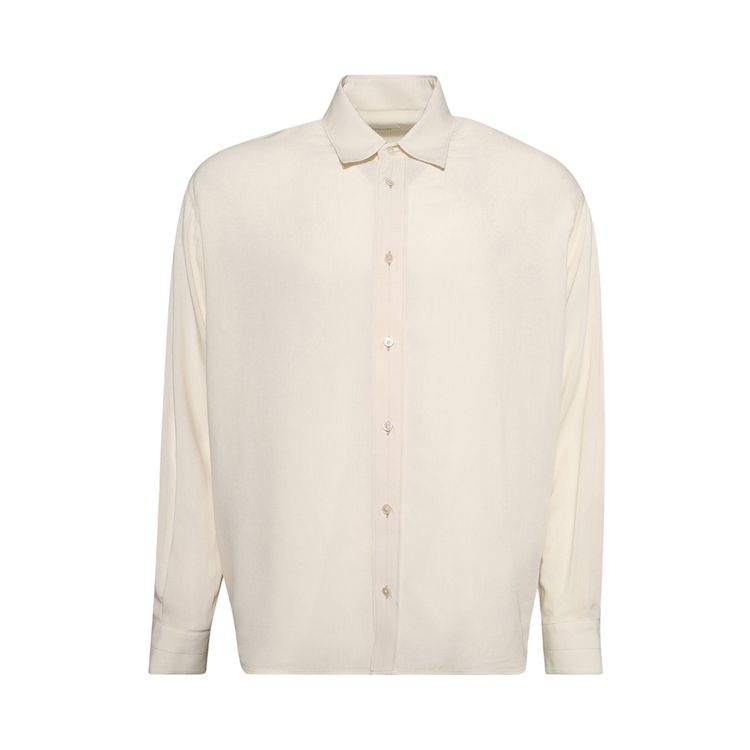 Lemaire Relaxed Shirt Light Cream