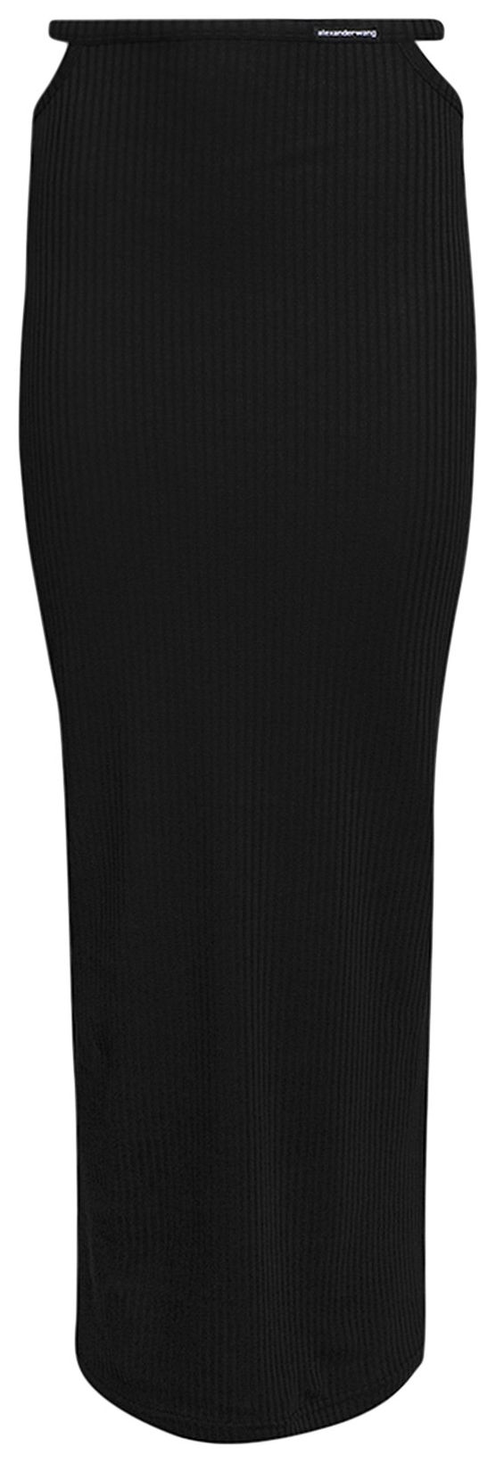 Alexander Wang G String Floor Length Skirt Black