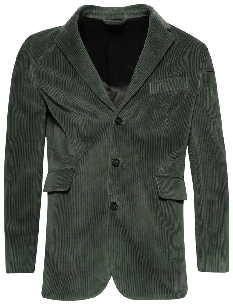 Bode Corduroy Suit Jacket Green