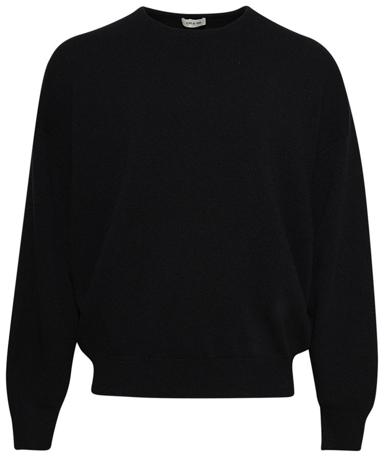 Fear of God Edge Knit Crewneck Sweater Black