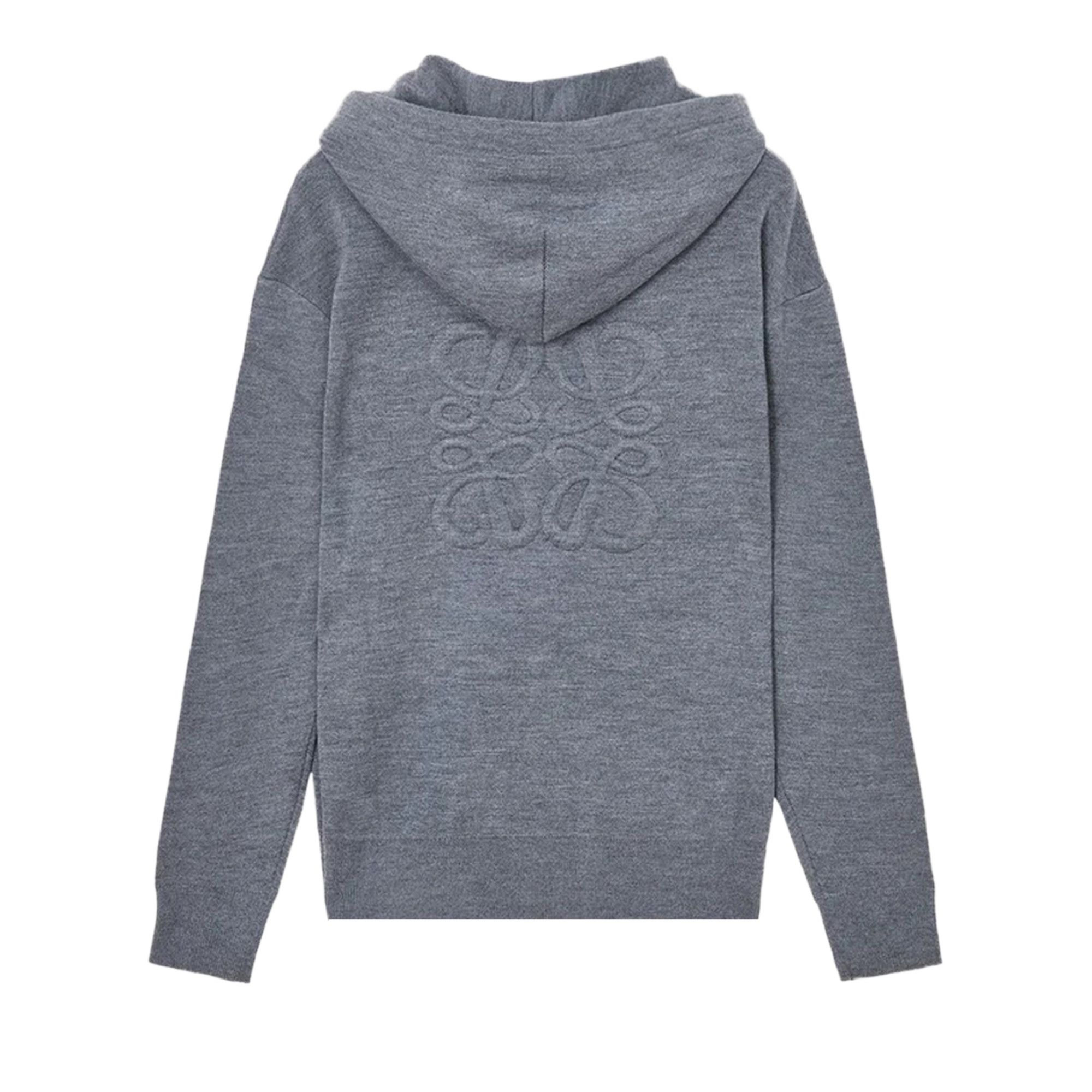 Buy Loewe Anagram Zip Up Hoodie 'Grey Melange' - H526Y16K84 1440