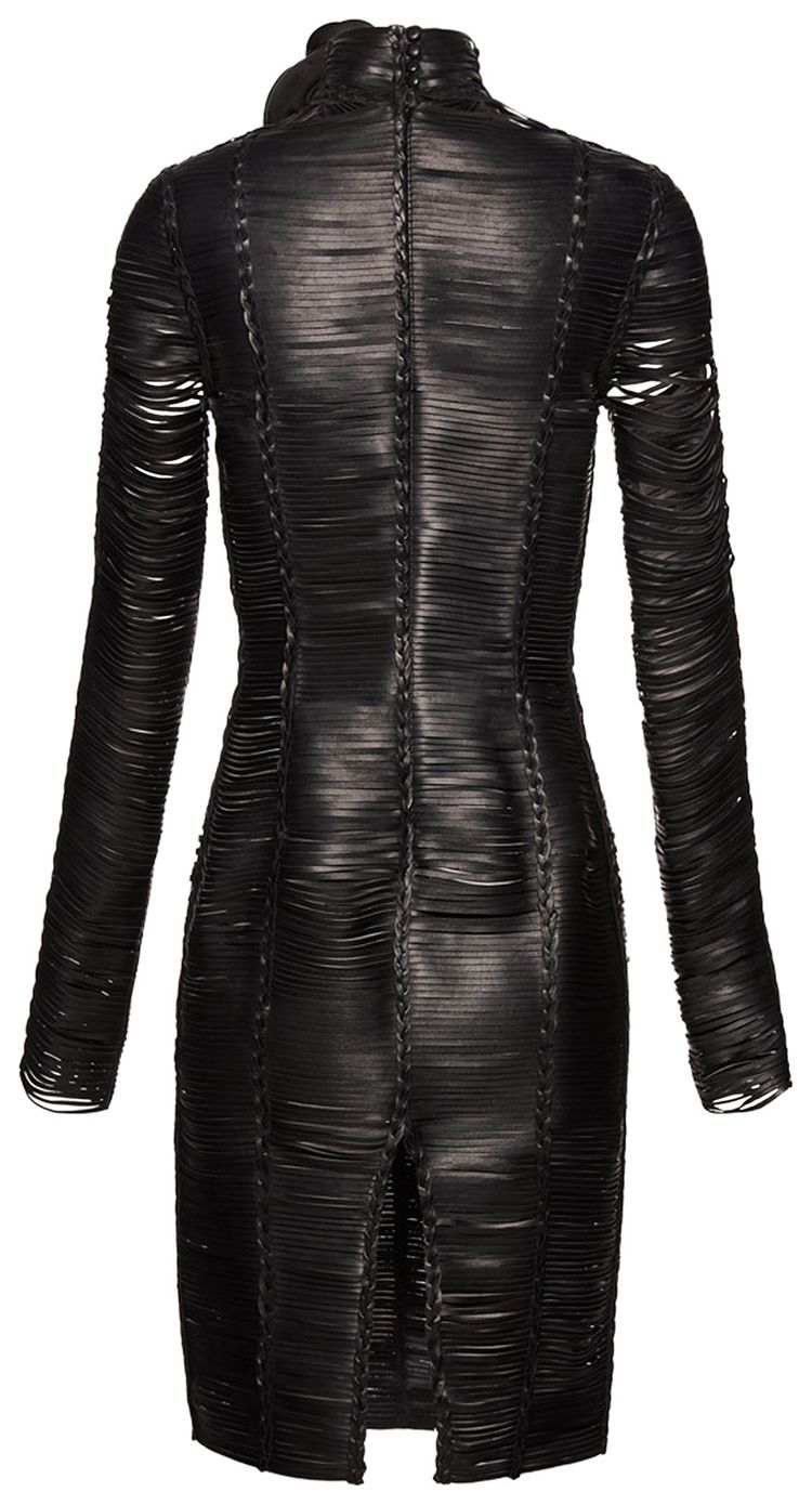 Magda Butrym Leather Dress Black