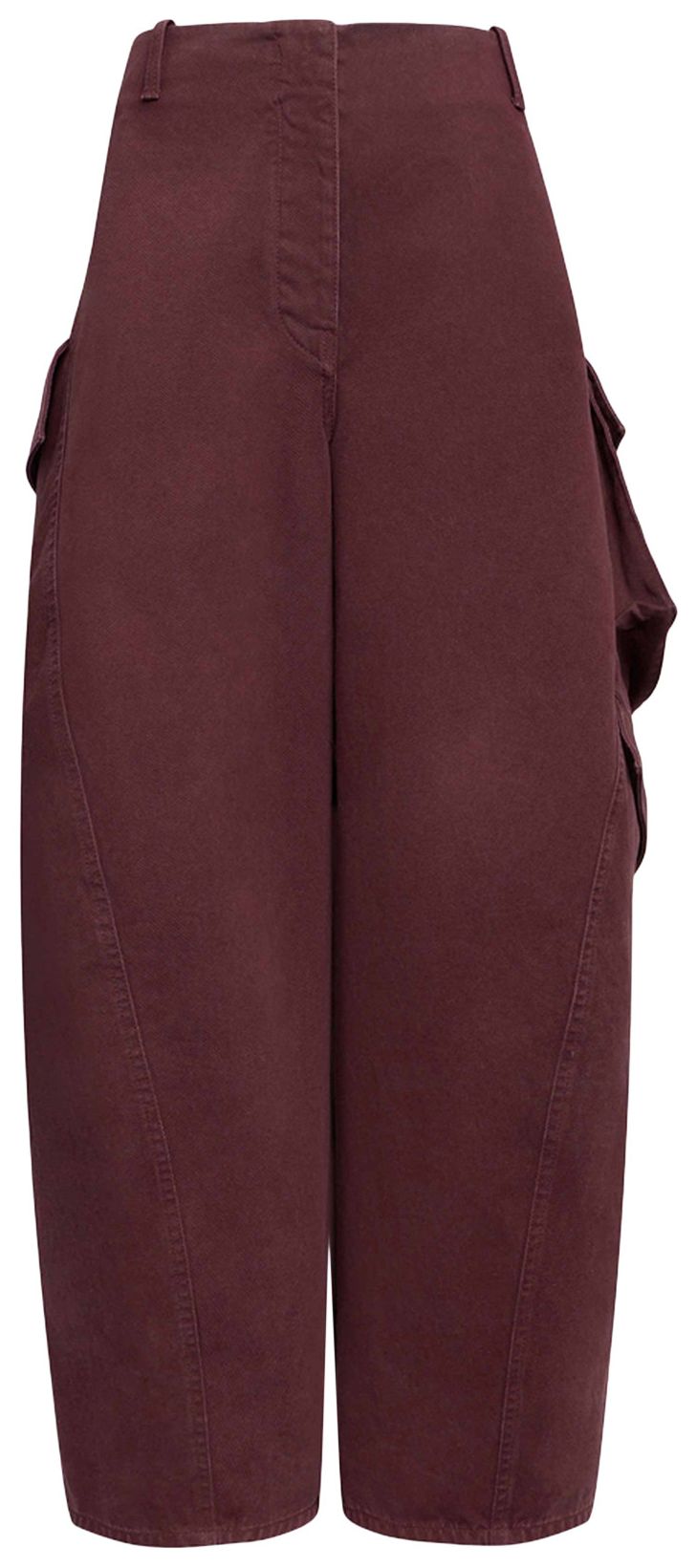 Alaia Cargo Pants Aubergine