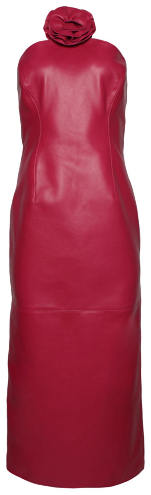 Magda Butrym Leather Dress Pink