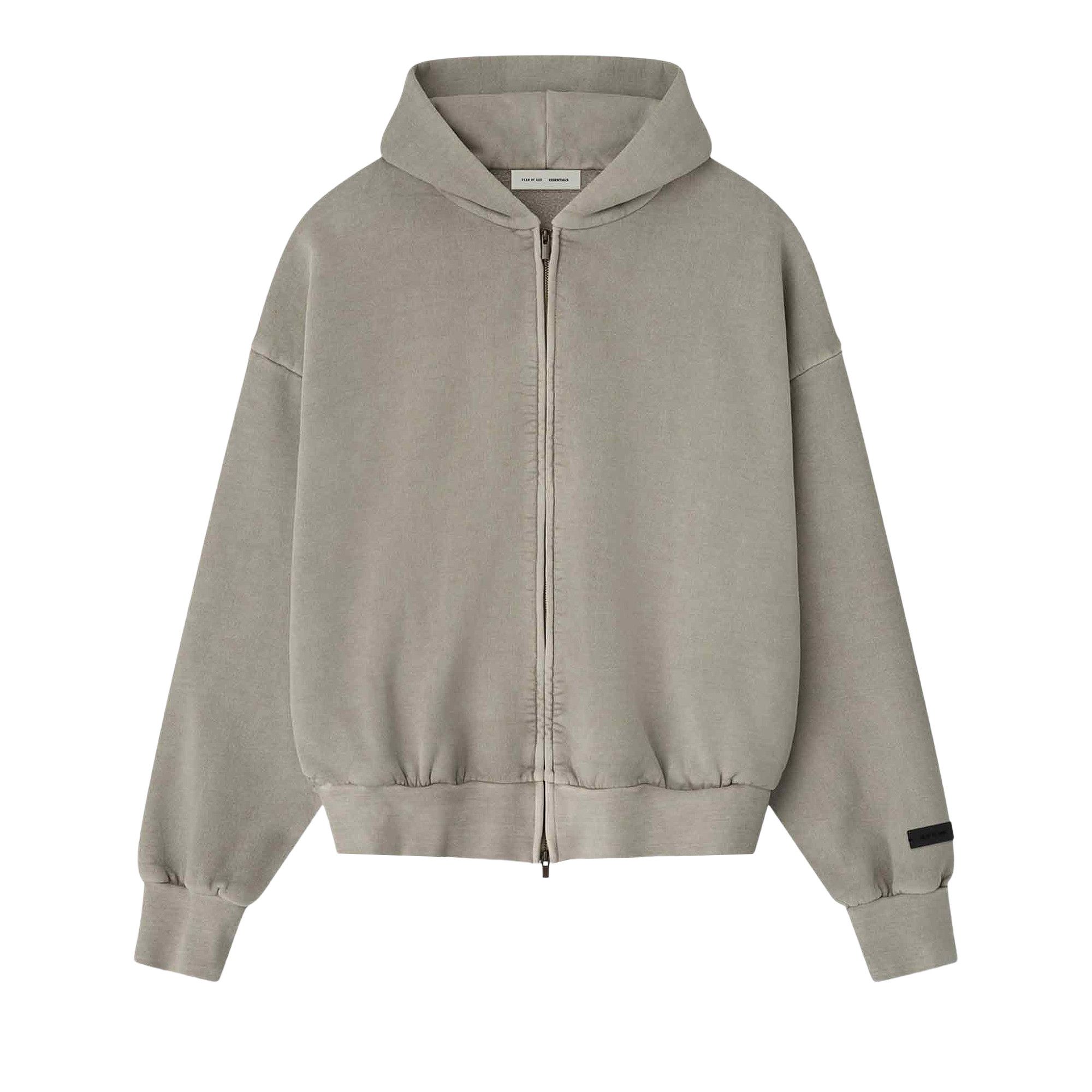 Buy Fear of God Essentials Embroidered Classic Full Zip Hoodie