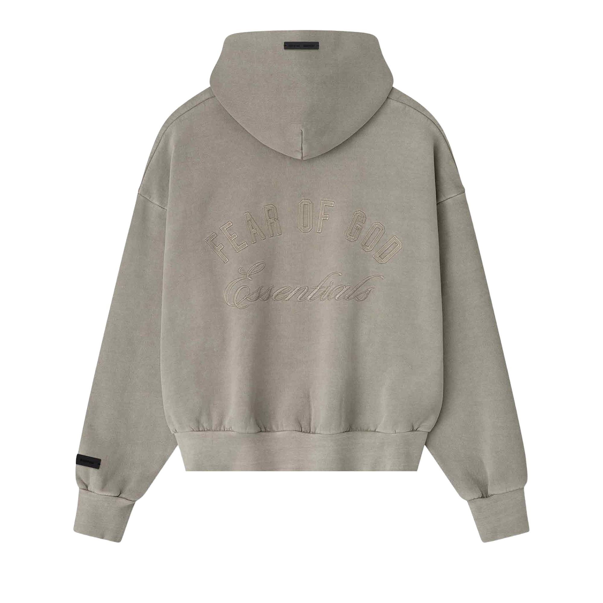 Buy Fear of God Essentials Embroidered Classic Full Zip Hoodie
