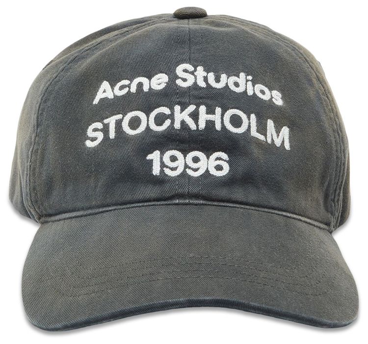 Acne Studios Logo 1996 Cap Faded Black
