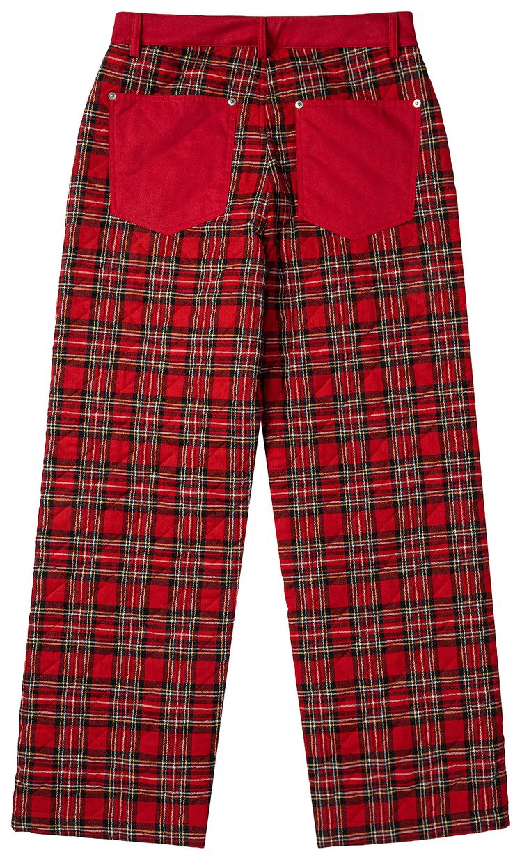 Eric Emanuel EE Quilted Pant Red Flannel