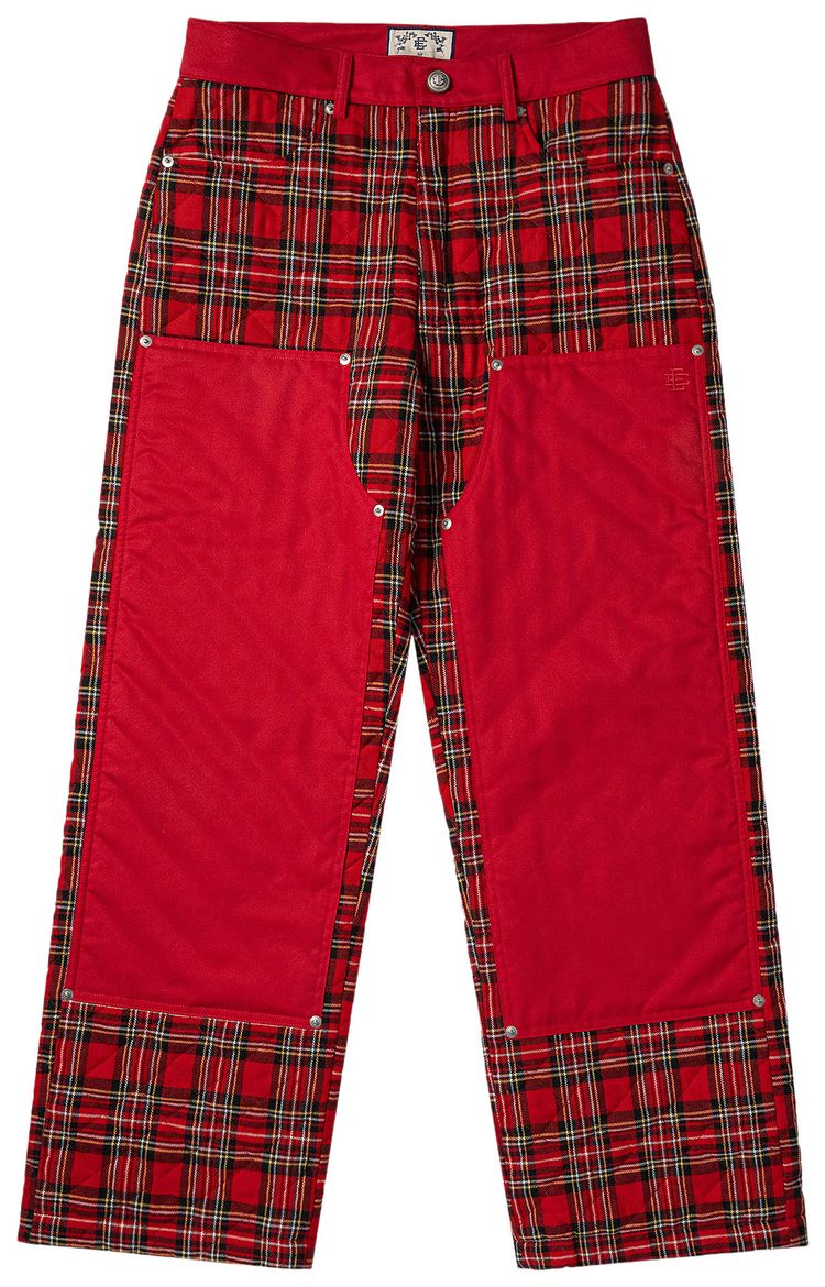 Eric Emanuel EE Quilted Pant Red Flannel