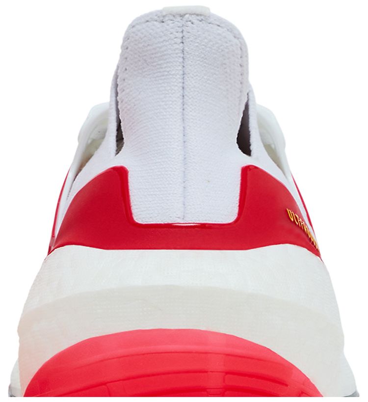 adidas UltraBoost 22 White Vivid Red