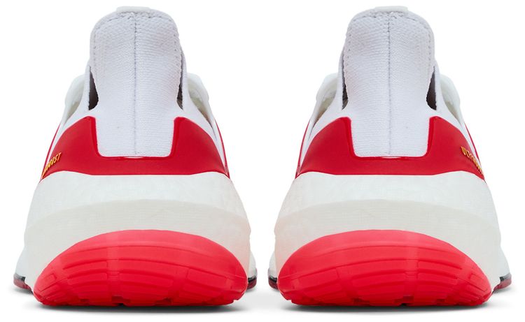 adidas UltraBoost 22 White Vivid Red