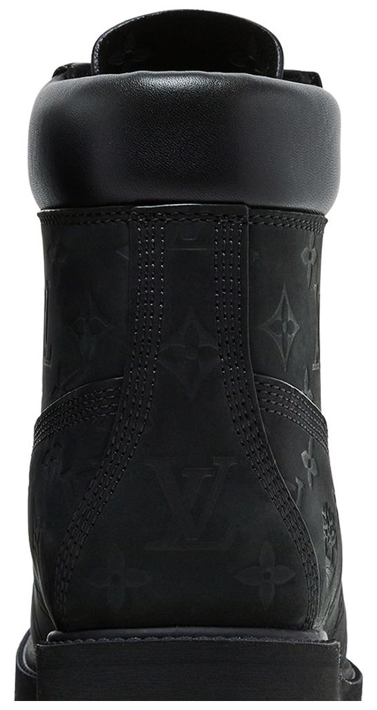 Louis Vuitton x Timberland 6 Inch Ankle Boot Embossed Monogram Black