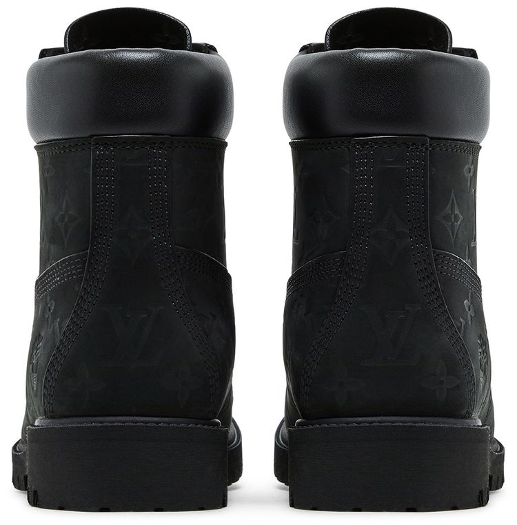 Louis Vuitton x Timberland 6 Inch Ankle Boot Embossed Monogram Black
