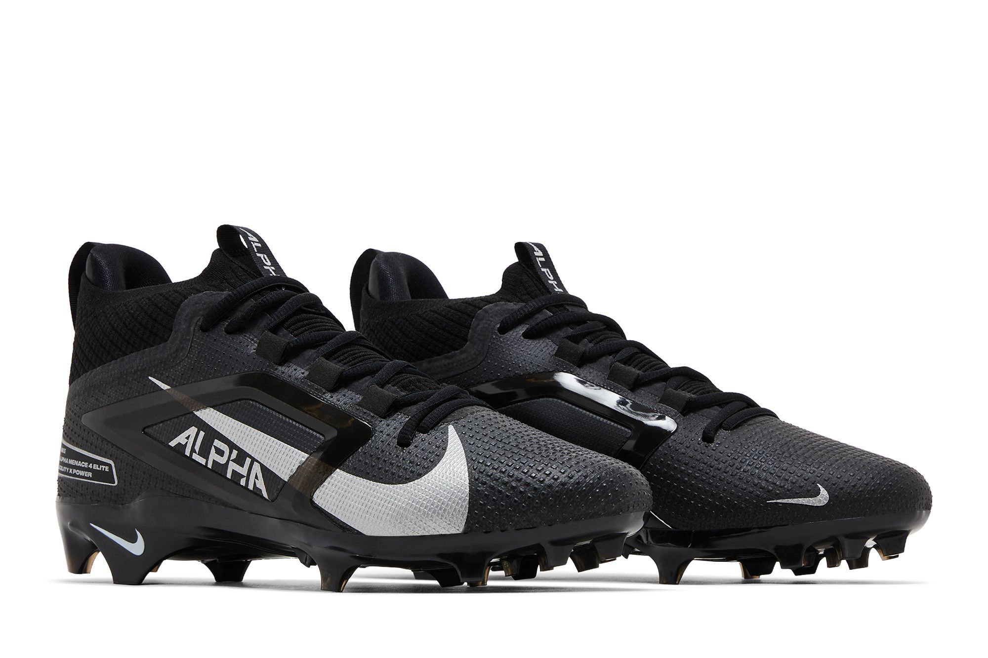 Buy Nike Alpha Menace 4 Elite 'Black Metallic Silver' - FD7036 002