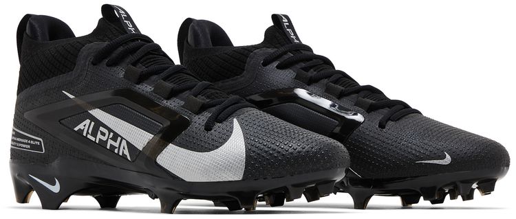 Nike Alpha Menace 4 Elite Black Metallic Silver