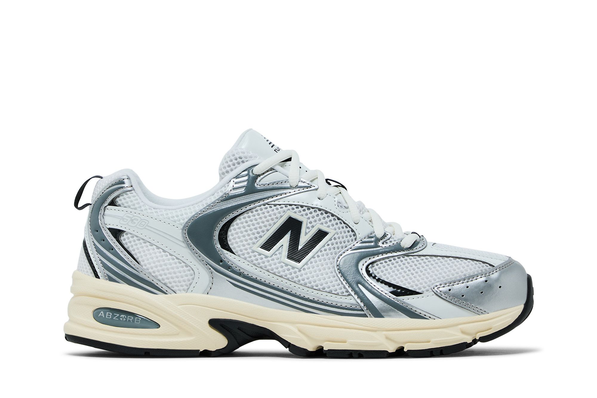 Buy New Balance 530 'Silver Metallic Black Cement' - U530ESA | GOAT