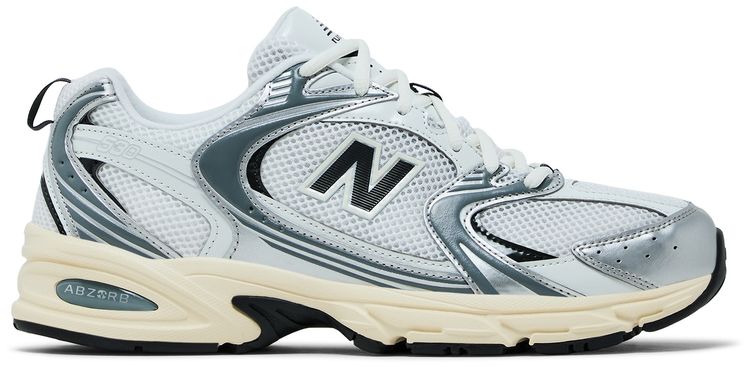 New Balance 530 Silver Metallic Black Cement