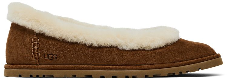 UGG Wmns Zora Ballet Flat Chestnut