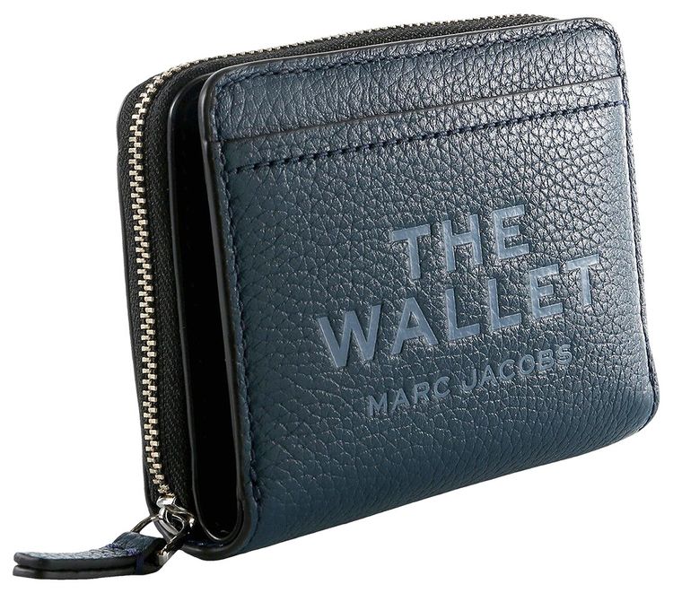 Marc Jacobs The Mini Compact Wallet Blue Sea