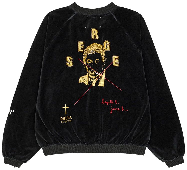 Paly Hollywood Serge Souvenir Jacket Black