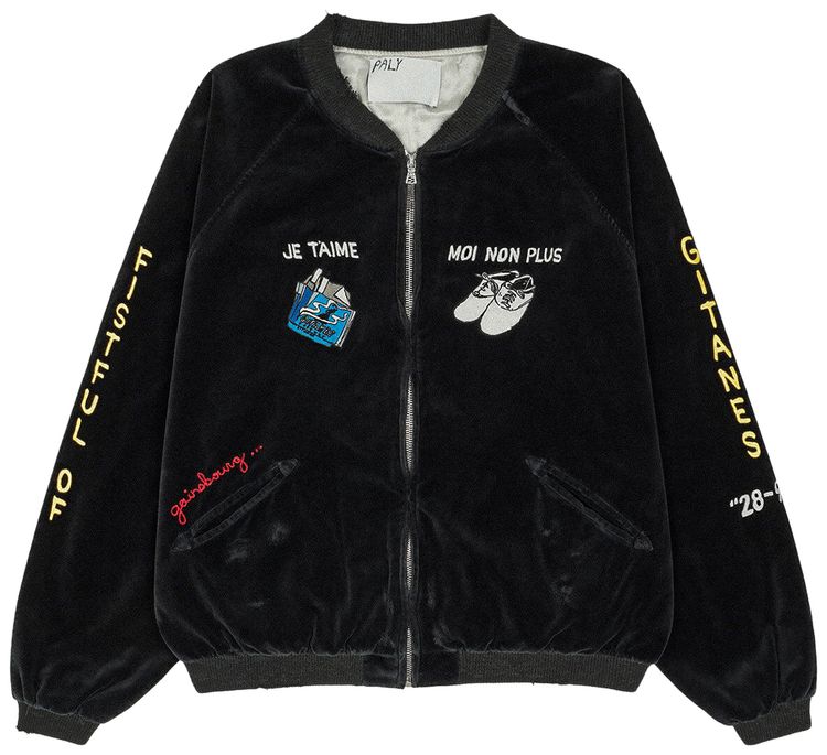 Paly Hollywood Serge Souvenir Jacket Black