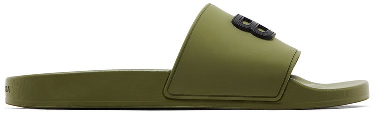 Balenciaga Pool Slides Khaki