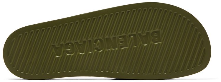 Balenciaga Pool Slides Khaki