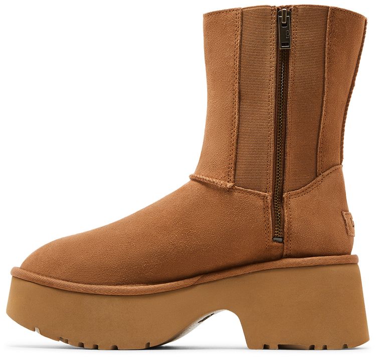UGG Wmns Classic Twin Seam New Heights Boot Chestnut