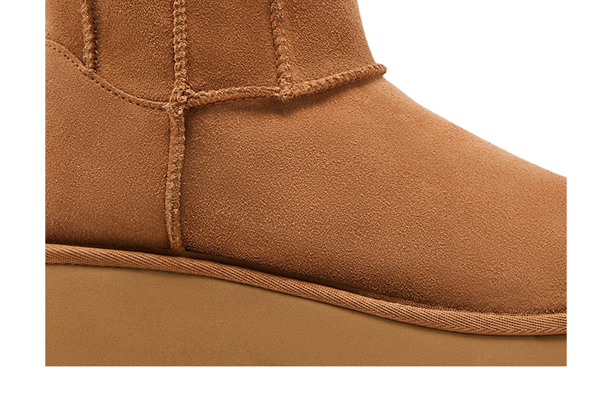 Buy UGG Wmns Classic Twin Seam New Heights Boot 'Chestnut