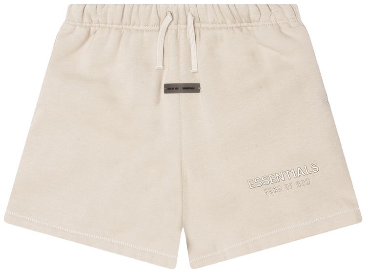 Fear of God Essentials Kids Fleece Soccer Short Timber