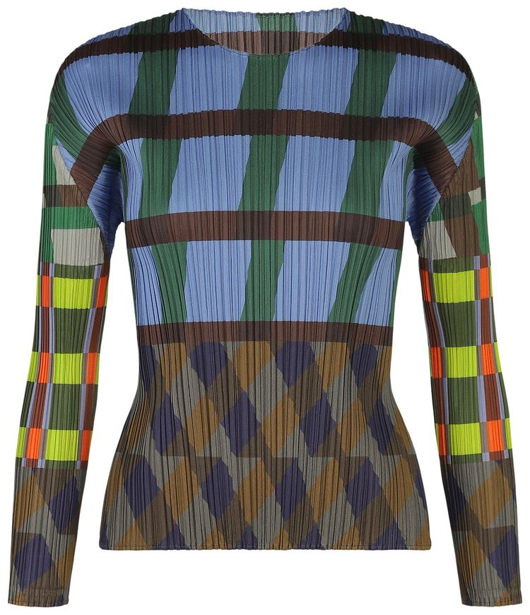 Pleats Please Issey Miyake Harmony Shirt Blue
