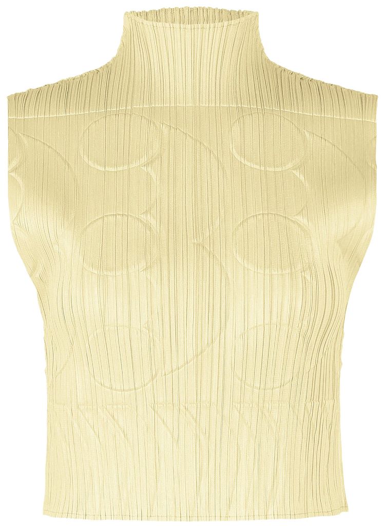 Pleats Please Issey Miyake Tune Shirt Ivory