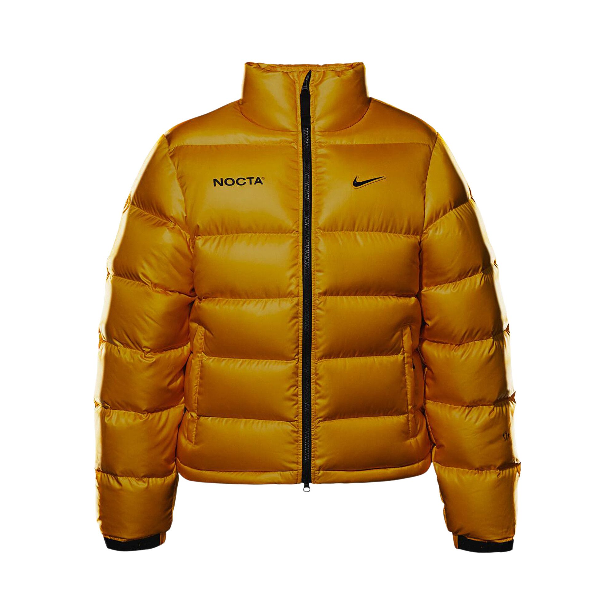 nocta university gold puffer jacket