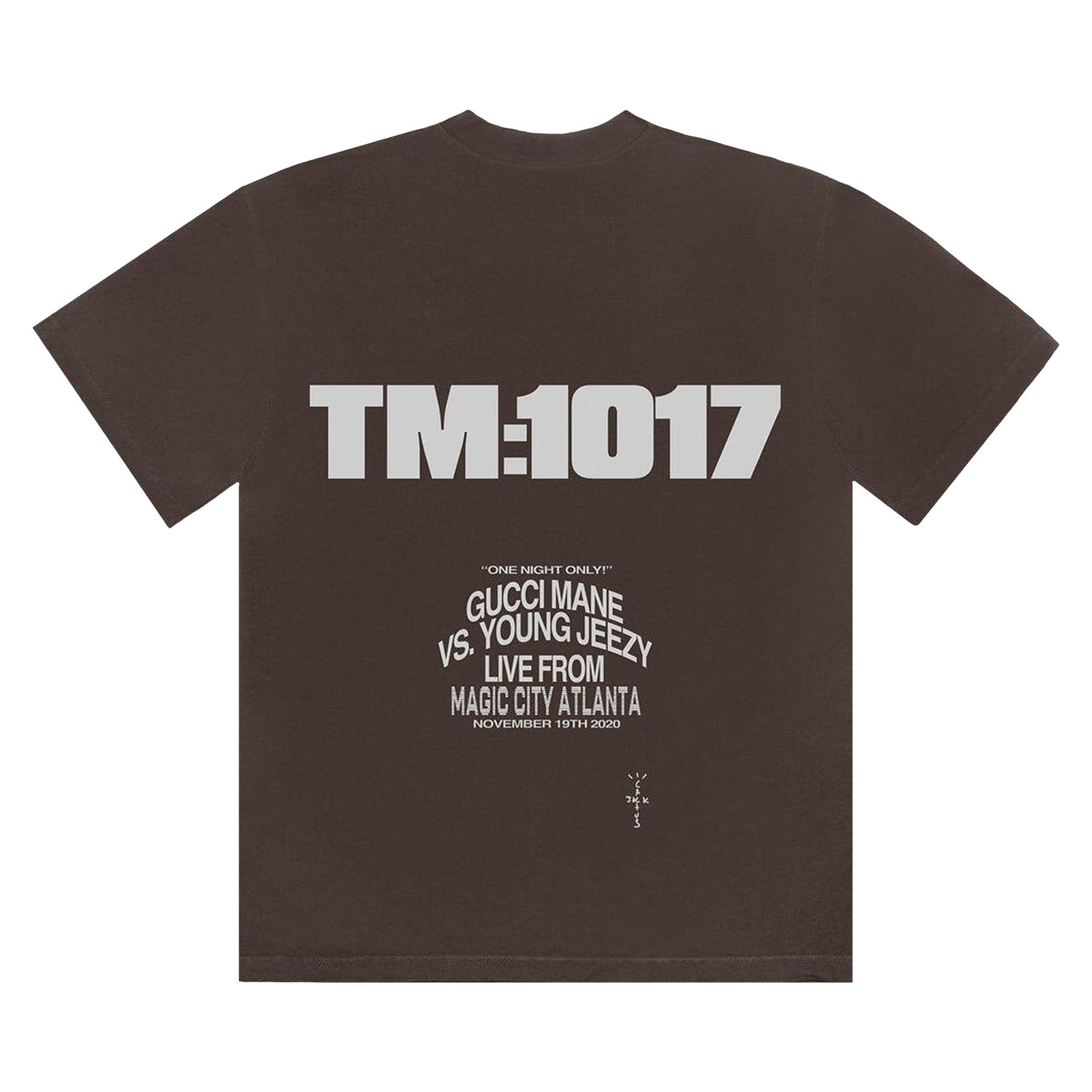Buy Cactus Jack by Travis Scott For Verzuz TM:1017 T-Shirt 'Brown