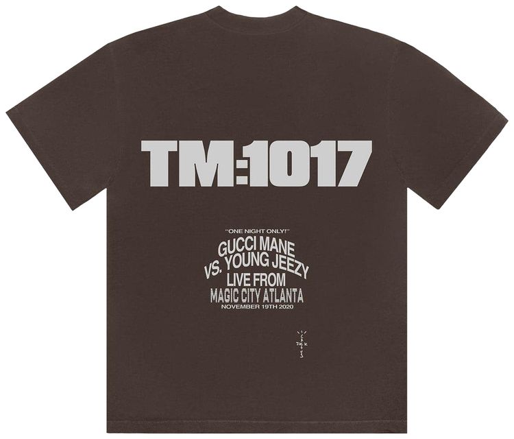 Cactus Jack by Travis Scott For Verzuz TM1017 T Shirt Brown