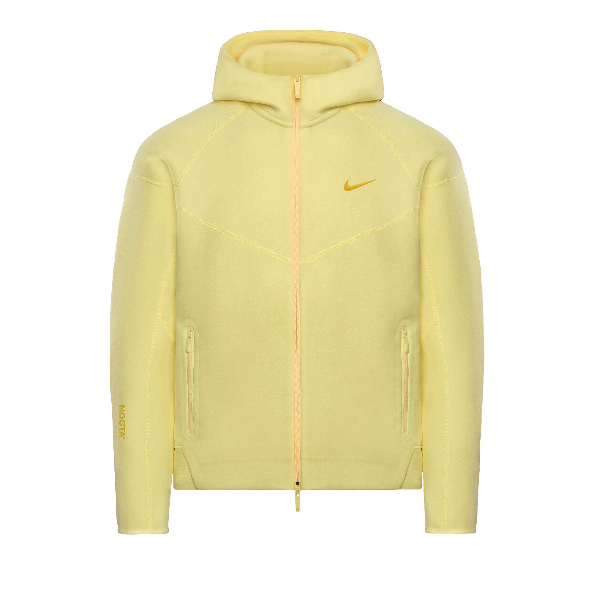 nike yellow fleece hoodie