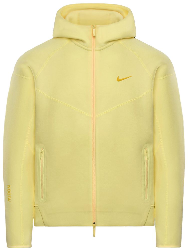 Nike x NOCTA Tech Fleece Full Zip Hoodie Citron Tint