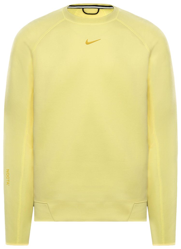 Nike x NOCTA Tech Fleece Crew Citron Tint