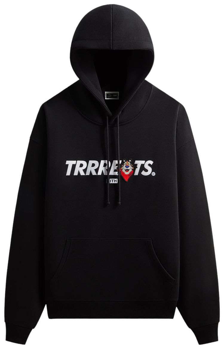 Kith Treats For Kelloggs Frosted Flakes Cereal  Tony The Tiger Trrreats Nelson Hoodie Black