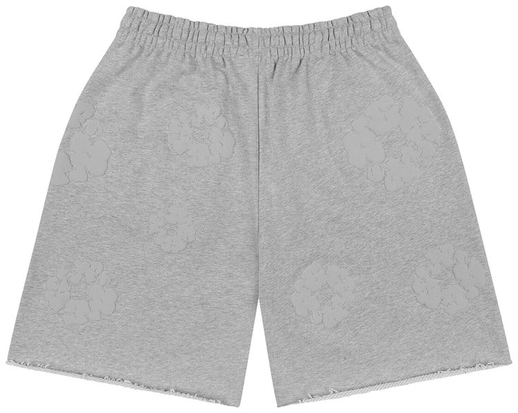 Denim Tears Mono Cotton Wreath Sweatshorts Grey